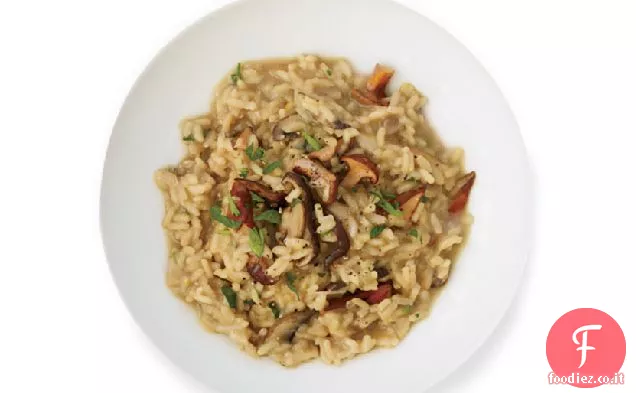 Risotto ai funghi selvatici e al Vino rosso