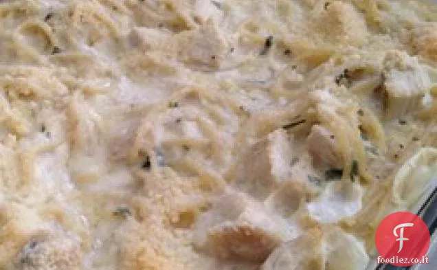 Casseruola di pollo al dragoncello