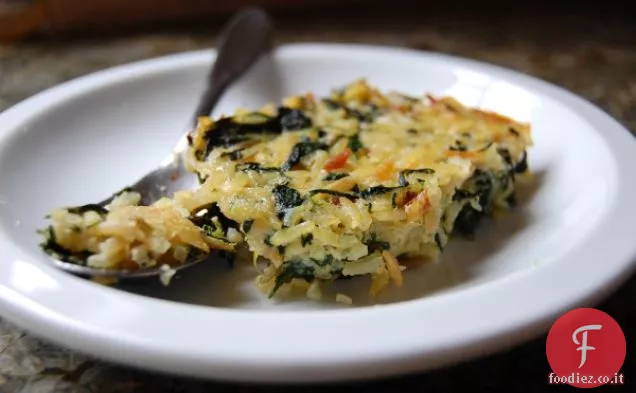 Ricetta di spinaci e riso al forno
