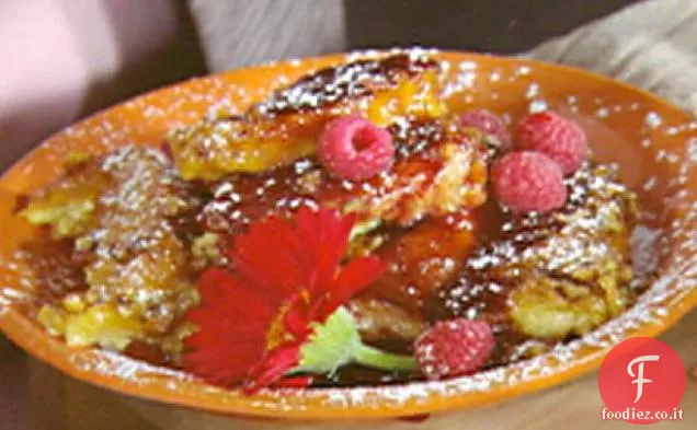 Casseruola di toast francese al forno