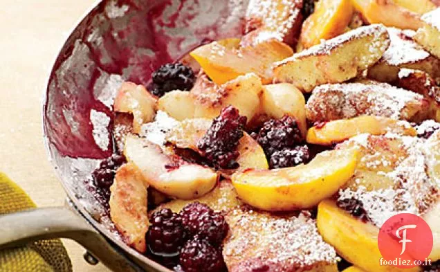 Kaiserschmarrn con Pesche