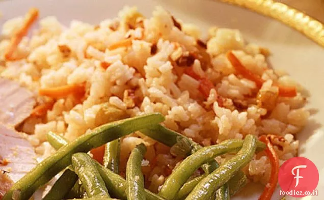 Pilaf di riso con noci pecan