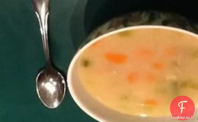 Zuppa di verdure di tacchino