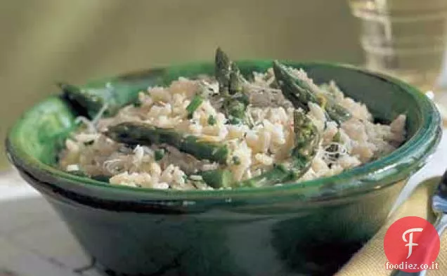 Riso cremoso con asparagi