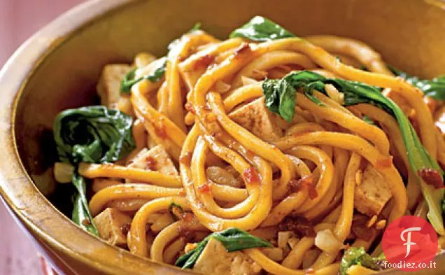 Tagliatelle saltate in padella in stile malese piccante