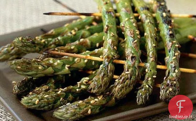 Zattere di asparagi alla griglia