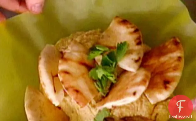Hummus piccante con Pita alla griglia