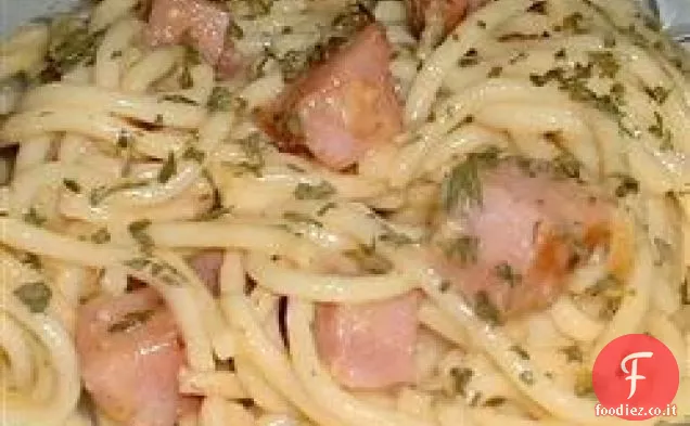 Spaghetti Italiani con Prosciutto