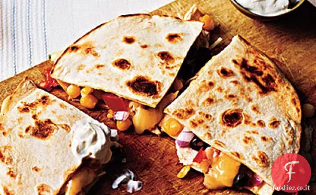 Quesadillas di pollo piccante