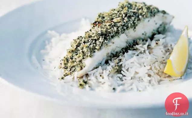 Pacchi di pesce con coriandolo, zenzero e cocco