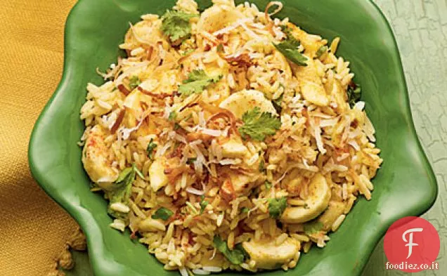 Cocco-Curry Banane e riso