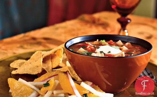 Zuppa di pollo e pomodoro Chipotle