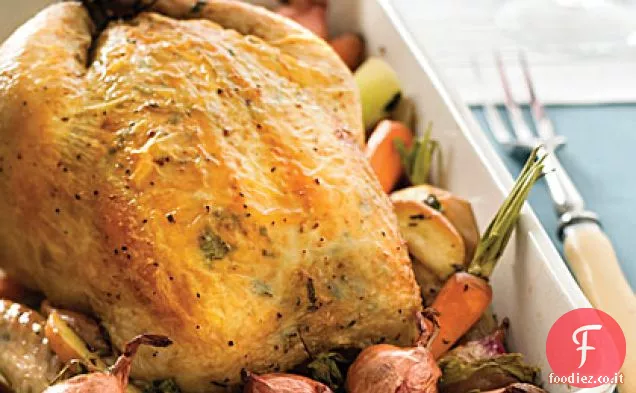 Aglio-Erba pollo arrosto