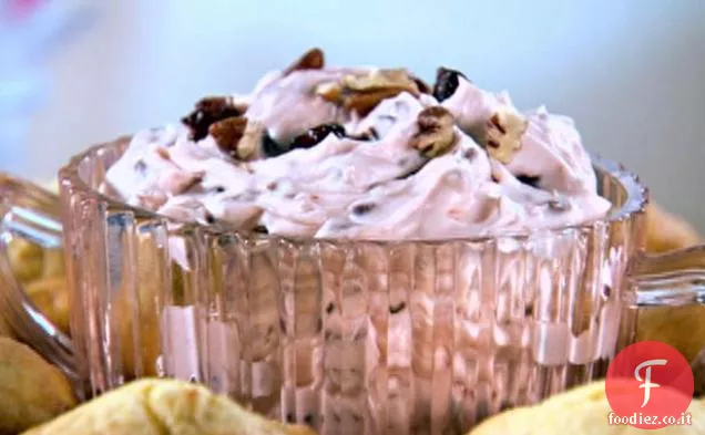 Cherry Pecan diffusione su muffin di mais