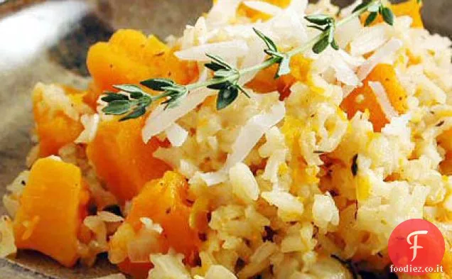 Riso al forno con zucca