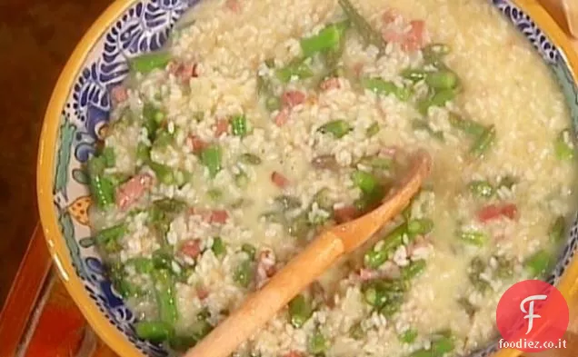 Risotto con Asparagi e Speck