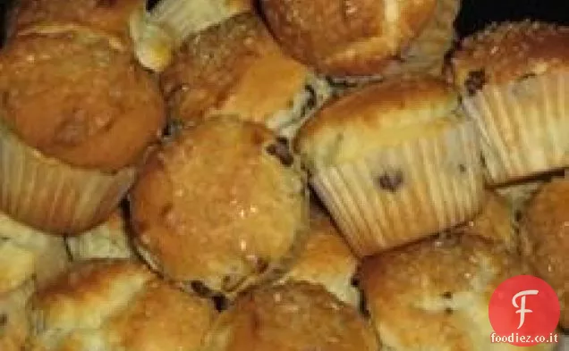 Muffin al formaggio con gocce di cioccolato