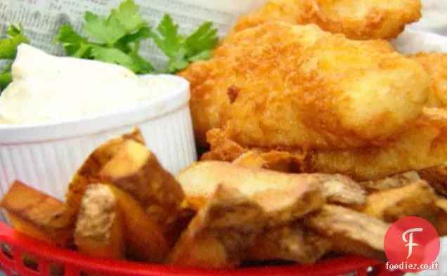 Birra Malconcio Pesce e patatine