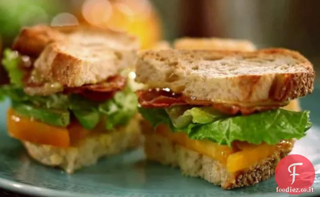 PLAT-Pancetta, Lattuga, Avocado e Pomodoro con Romano Aioli