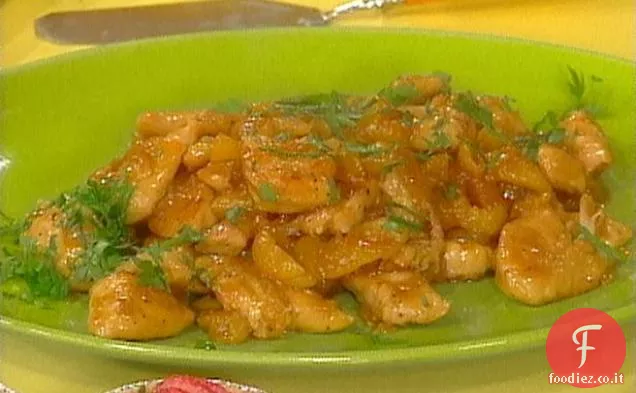 Pollo all'albicocca