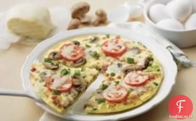 Frittata di pizza gonfia