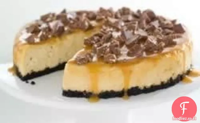 Cheesecake al caramello al TOBLERONE