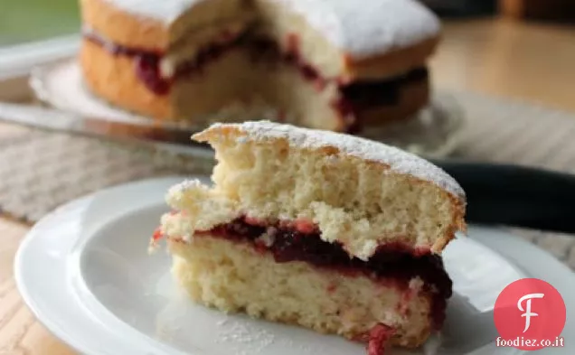 Pan di spagna senza grassi e zuccheri ridotti