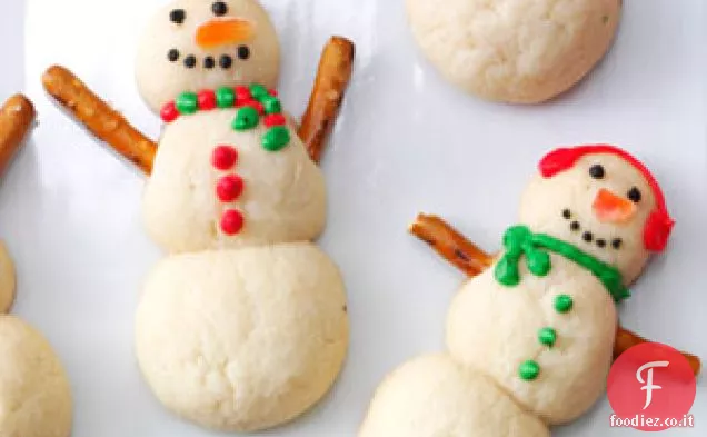 Biscotti di Natale pupazzo di neve