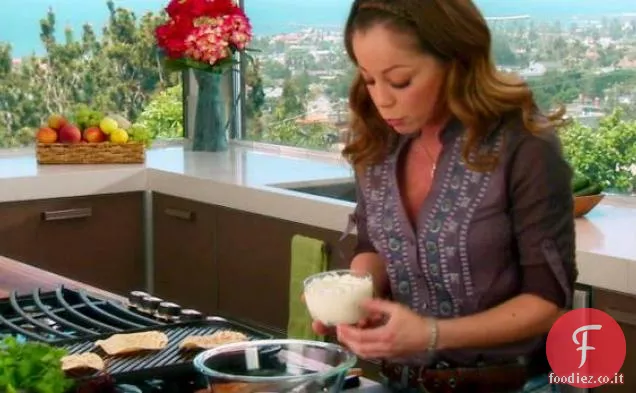 Crema di Ricotta messicana con Tostadas alla griglia