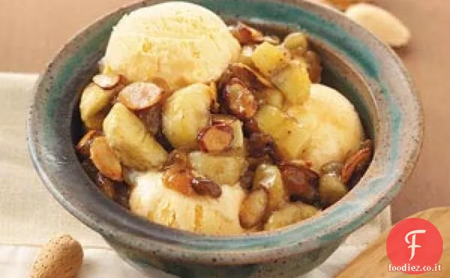 Gelato al rum di banana per due