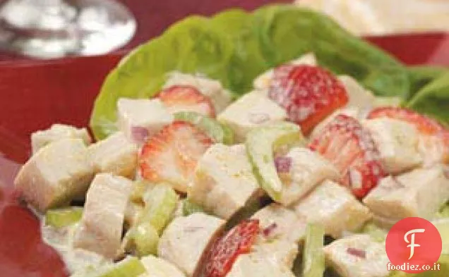 Insalata di pollo alla fragola