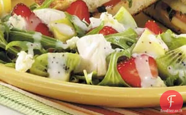 Insalata di pollo alla fragola