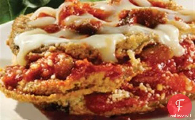 Parmigiano di melanzane senza frittura