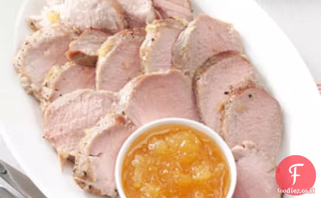 Filetto di maiale glassato