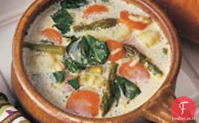 Zuppa di porri di asparagi