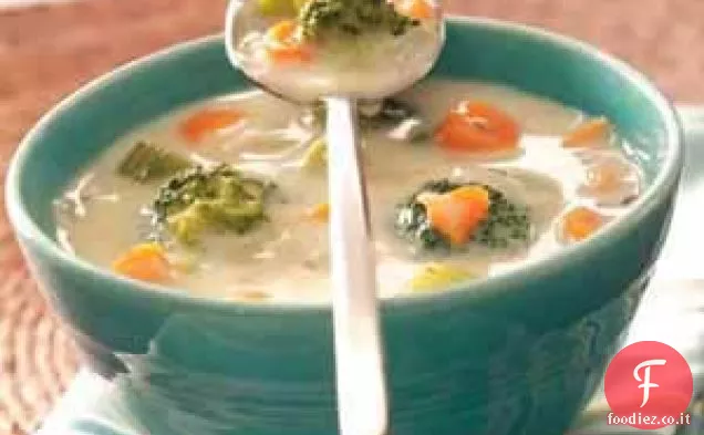 Zuppa di carote e broccoli