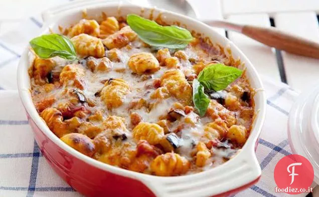 Gnocchi di melanzane italiani Cuocere