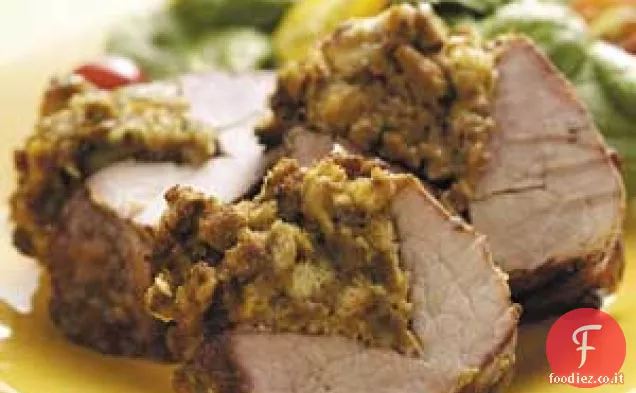 Filetto di maiale ripieno alla griglia