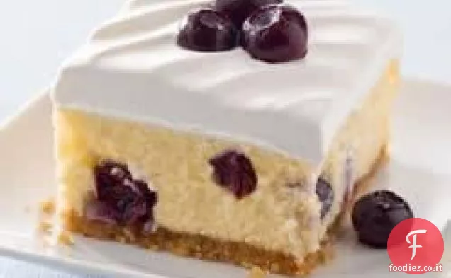 Dessert cremoso al limone e mirtillo