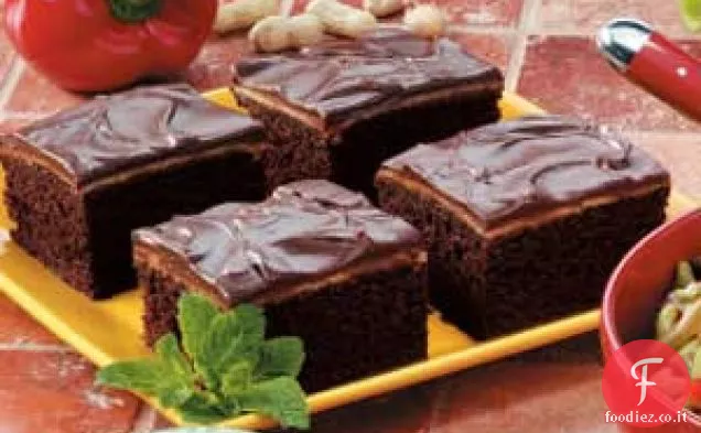 Torta al burro di arachidi al cioccolato