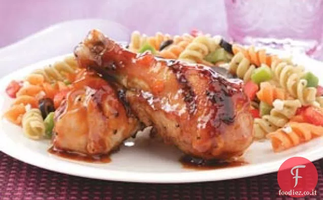 Bacchette di pollo all'albicocca