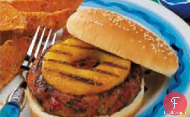 Hamburger di tacchino hawaiano