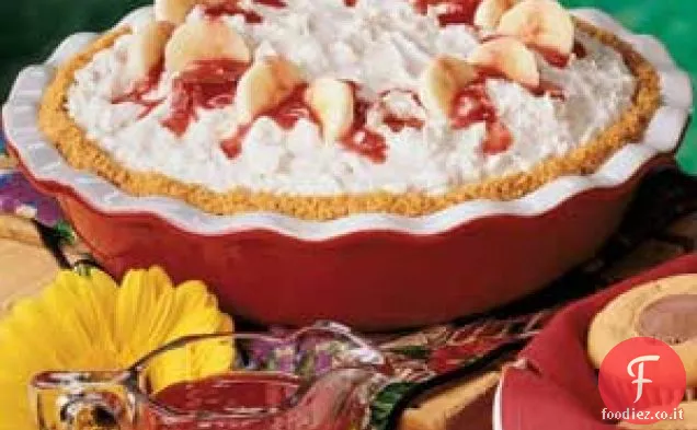 Torta di formaggio crema di banana