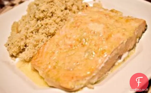 Salmone alla griglia con Burro Habanero-Lime