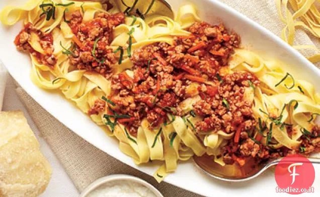 Pasta di Maiale alla Bolognese