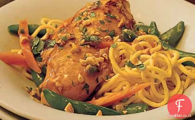 Pollo Gingered con tagliatelle