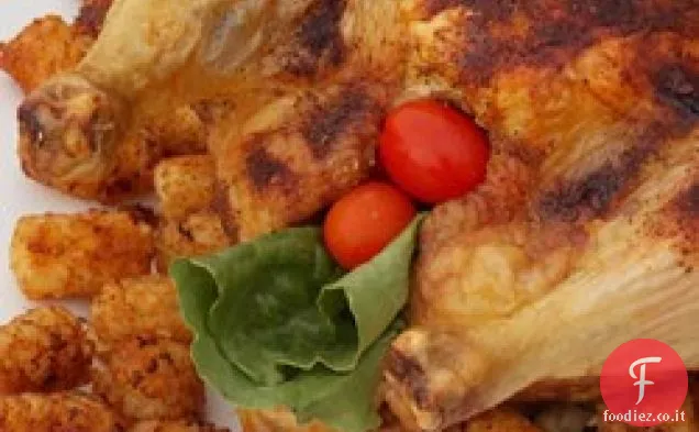 Pollo arrosto con pasta di curry