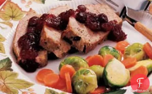 Pagnotta di tacchino al mirtillo