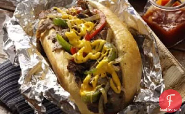 Pat Re delle bistecche Philly Cheese Steak