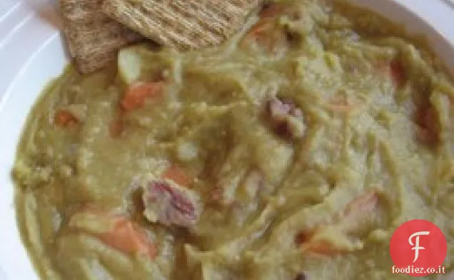 Zuppa di piselli spaccati